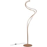 Trio Select LED stojeća svjetiljka u zlatnoj boji s metalnim sjenilom (visina 160 cm) Nala – | shoptok.hr