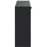  Ormar za cipele na zidu HAARLEM 71 x 17 x 43 cm Crna - Crna | shoptok.hr