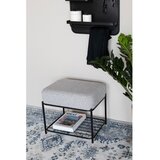 White Label Svetlo siv tabure Milou – | Shoptok.si