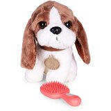  Pli&amp;scaron;ani &amp;scaron;tene u torbi, igračka za beagle za djecu + četka za njegu Slike