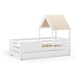 Marckeric Bijela dječja ladica za ispod kreveta 90x190 cm Valka – | shoptok.hr