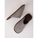 SHELOVET Light brown men's slippers Cene'.'