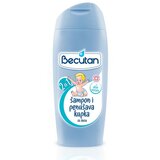 Becutan šampon i penušava kupka za decu 200ml Cene