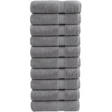 Ručnici za ruke SOLUND 10 kom sivi 50 x 100 cm 600 gsm | shoptok.hr