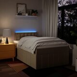 Krevet box spring s madracem krem 120 x 190 cm od tkanine | shoptok.hr