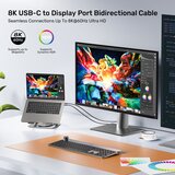 Kettz TC-K860 dvosmerni USB-C na DisplayPort kabl 8K/60Hz â€“ 2m | ePonuda.com