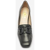 Resti Women's moccasin-style pumps in black Mokwell-Footwear | ePonuda.com