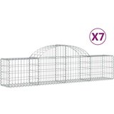  Lučne gabionske košare 7 kom 200x30x40/60 cm pocinčano željezo | shoptok.hr