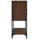  Komoda smeđa boja hrasta 100 x 36 x 85 cm konstruirano drvo | shoptok.hr