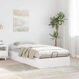  Ottomanska krevetna konstrukcija s pohranom Bijeli 90 x 190 cm | shoptok.hr