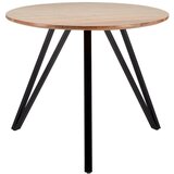 Bessagi Home jedilna miza elias, les akacije, kovina, Ø 90 cm | Shoptok.si