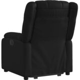  Naslonjač na podizanje od umjetne kože crni | shoptok.hr