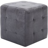  Noćni ormarići 2 kom sivi 30 x 30 x 30 cm umjetna brušena koža | shoptok.hr