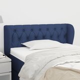  Uzglavlje s ušima plavo 103x23x78/88 cm od tkanine | shoptok.hr