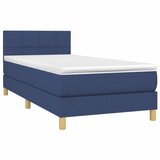  s oprugama i madracem plavi 80x200 cm od tkanine | shoptok.hr