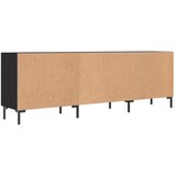 TV ormarić crni 150 x 30 x 50 cm od konstruiranog drva | Eponuda.ba
