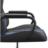  Masažni gaming stol modro in črno umetno usnje | Shoptok.si