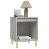 Noćni ormarići 2 kom siva boja betona 40x35x50 cm | shoptok.hr