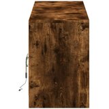  ormarić s LED svjetlima boja hrasta 180x34x50 cm drveni | shoptok.hr