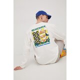 Vans Bombažen longsleeve bež barva | Shoptok.si