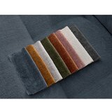 Bobochic Paris Temno modra sedežna garnitura iz šenilje 237 cm Whesley – | Shoptok.si