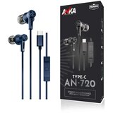 Stereo SLUSALICE AN-720 TYPE-C SA PONISTAVANJEM BUKE PLAVE | Eponuda.ba