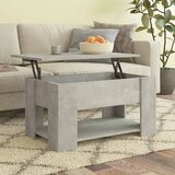  Stolić za kavu boja betona 79 x 49 x 41 cm konstruirano drvo | shoptok.hr
