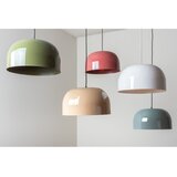 Leitmotiv Crvena viseća svjetiljka s metalnim sjenilom ø 40 cm Dome – | shoptok.hr