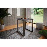 MID.YOU Pisalna Miza Lona, Antracit, Črna, 80x80cm | Shoptok.si