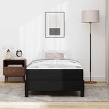  Krevetna konstrukcija s madracem Crna 90 x 200 cm tkanina | shoptok.hr