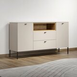 MID.YOU ŠIROKA KOMODA, barve hrasta, kašmir | Shoptok.si