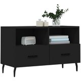 TV ormarić crni 80 x 36 x 50 cm od konstruiranog drva | shoptok.hr