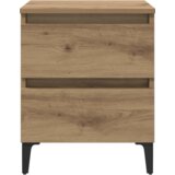  Noćni ormarić Artisan hrast 40x35x50 cm Konstruirano drvo | shoptok.hr
