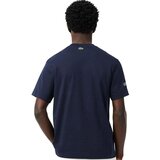 Lacoste Printed Embroidered Cotton Jersey T-Shirt Midnight Blue Plava | shoptok.hr