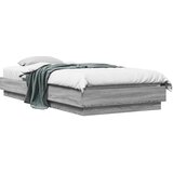  Okvir kreveta za pod Siva Sonoma 80 x 200 cm Konstruirano drvo | Shoptok.si