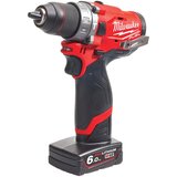 Milwaukee set aku udarna bušilica – čekić bušilica sds plus – 2 x baterija 12V/6Ah – punjač + kofer M12 FPP2B-602X | Eponuda.ba