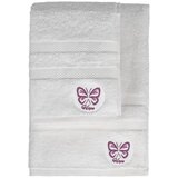 Foutastic Hope - White White Hand Towel & Bath Towel Set (2 Pieces) Cene