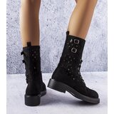 Gemre Black lace-up ankle boots Legault | shoptok.hr