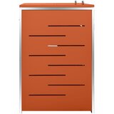  Spremište za dvije kante za smeće 138 x 77,5 x 112,5 cm čelično | shoptok.hr