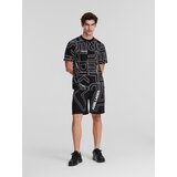 Karl Lagerfeld Hlače črna / bela | Shoptok.si