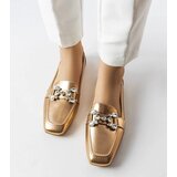 Gemre Pink-gold loafers with rhinestones Marechal | Shoptok.si