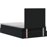  Krevet s madracem i skladištem Crna 120 x 200 cm Baršun | shoptok.hr