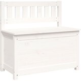  Klupa bijela 80x41x77 cm od masivne borovine | Eponuda.ba