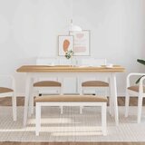  Klupa 90 cm bijela puna drvena guma | shoptok.hr