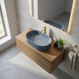 REA Bath Umivalnik na podstavku Vanda Blueberry Matt | Shoptok.si