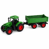  Agricultural Farm Tractor with Tipper Trailer Rubber Wheels Green 1:24 | shoptok.hr