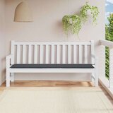  Jastuk za vrtnu klupu crni 200x50x4 cm od tkanine Oxford | shoptok.hr