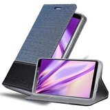 Cadorabo Ohišje, združljiv s HTC v temno modri barvi - zaščitni pokrov z magnetnim zapiranjem, stoječo funkcijo in režo za kartico, (20567030) | Shoptok.si