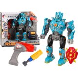 Robot Weapon za sastavljanje s zvučnim i svjetlosnim efektima - tirkizni  Robot Weapon za sastavljanje s zvučnim i svjetlosnim efektima - tirkizni Slike