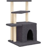  Penjalica za mačke sa stupovima za grebanje tamnosiva 83,5 cm | shoptok.hr